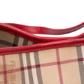 Miniatyrbilde 10 av 10: Pre-owned Burberry Haymarket Check Coated Canvas Canterbury Tote Brown
