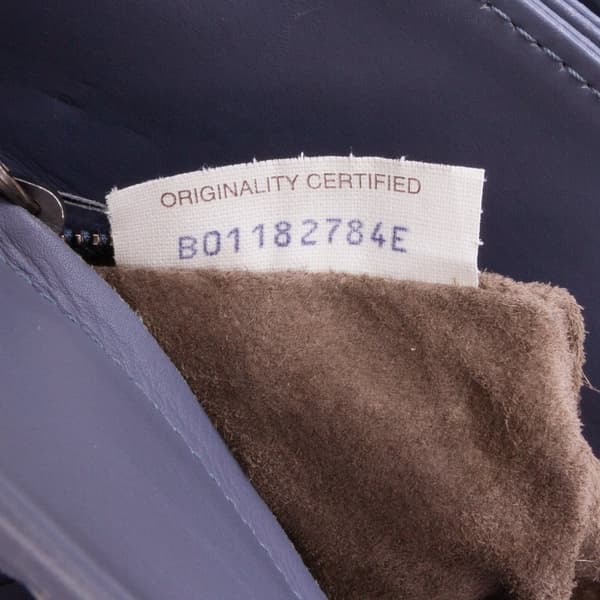 Pre-owned Bottega Veneta Medium Nappa Intrecciato Roma Tote Blue