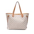 Pikkukuva 1 / 10: Pre-owned Louis Vuitton Damier Azur Neverfull MM White
