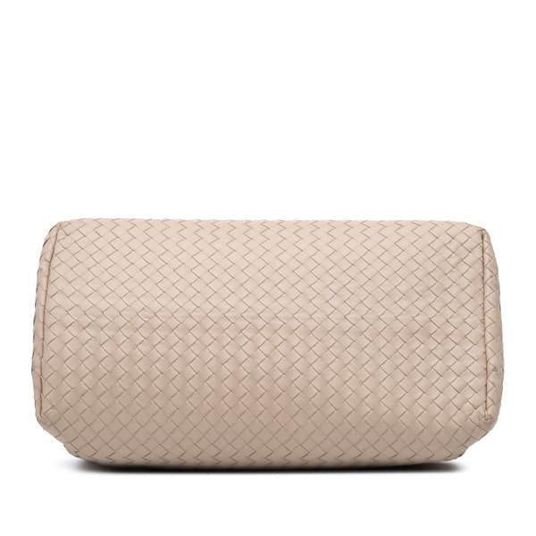 Pre-owned Bottega Veneta Medium Nappa Intrecciato Roma Tote Brown