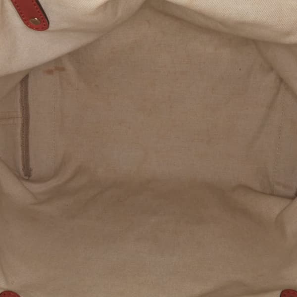 Pre-owned Gucci GG Canvas Craft Tote Brown