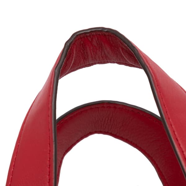 Pre-owned Bottega Veneta Nappa Intrecciato Belt Strap Tote Red