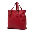 Pikkukuva 2 / 10: Pre-owned Bottega Veneta Nappa Intrecciato Belt Strap Tote Red