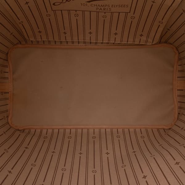 Pre-owned Louis Vuitton Monogram Neverfull MM Brown