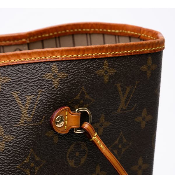 Pre-owned Louis Vuitton Monogram Neverfull MM Brown