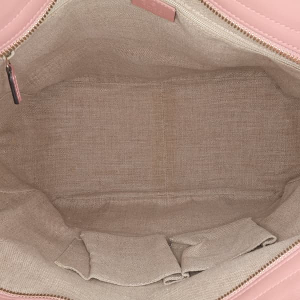 Pre-owned Gucci Microguccissima Bree Tote Pink