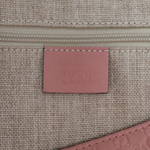 Pre-owned Gucci Microguccissima Bree Tote Pink
