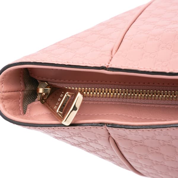 Pre-owned Gucci Microguccissima Bree Tote Pink
