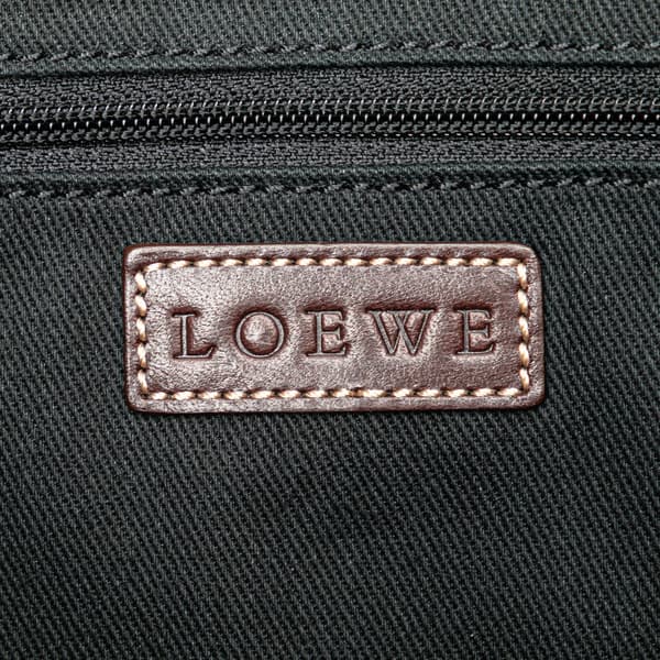 Pre-owned LOEWE Anagram Denim Tote Blue
