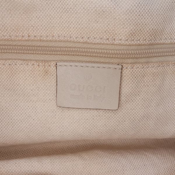 Pre-owned Gucci Large GG Canvas Sukey Tote Brown