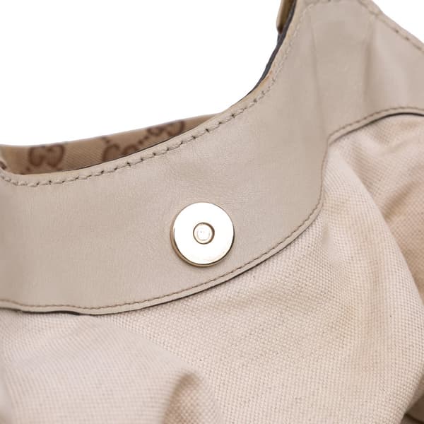 Pre-owned Gucci Large GG Canvas Sukey Tote Brown