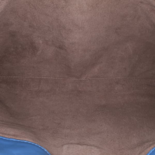 Pre-owned Bottega Veneta Medium Nappa Intrecciato Roma Tote Blue