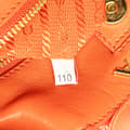 Miniatyrbillede 7 af 10: Pre-owned Prada Vernice and Tessuto Ruffle Tote Orange