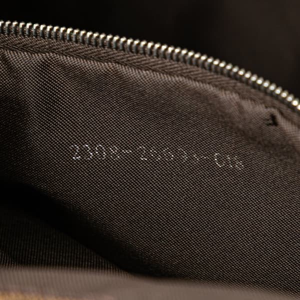Pre-owned Fendi Large Zucca Canvas Twins Tote Brown