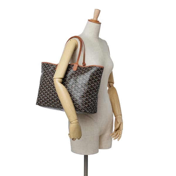 Pre-owned Goyard Goyardine Saint Louis PM Black