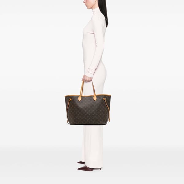 Pre-owned Louis Vuitton Monogram Neverfull GM Brown