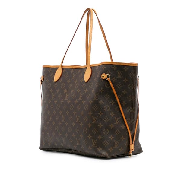 Pre-owned Louis Vuitton Monogram Neverfull GM Brown