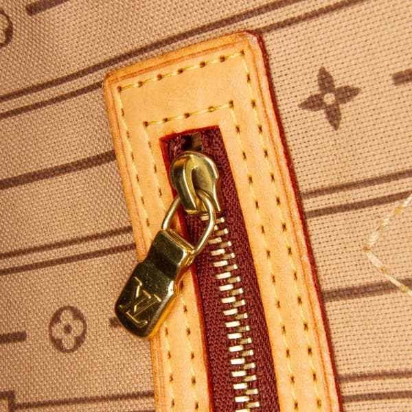 Pre-owned Louis Vuitton Monogram Neverfull GM Brown