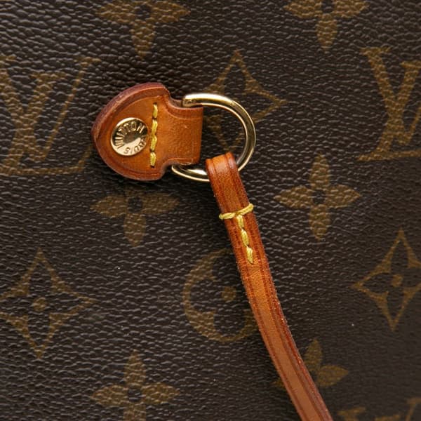 Pre-owned Louis Vuitton Monogram Neverfull GM Brown
