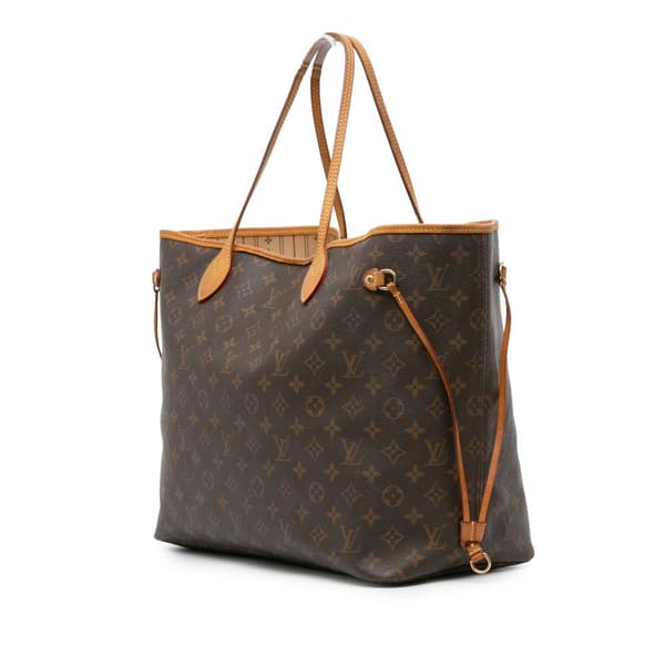Pre-owned Louis Vuitton Monogram Neverfull GM Brown