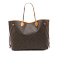 Pikkukuva 1 / 9: Pre-owned Louis Vuitton Monogram Neverfull GM Brown