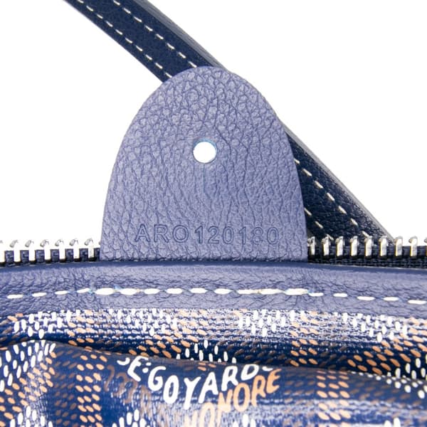 Pre-owned Goyard Goyardine Artois MM Blue