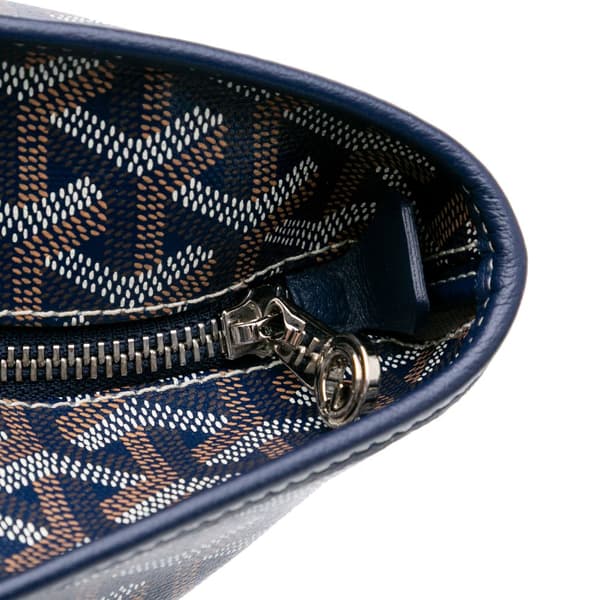 Pre-owned Goyard Goyardine Artois MM Blue