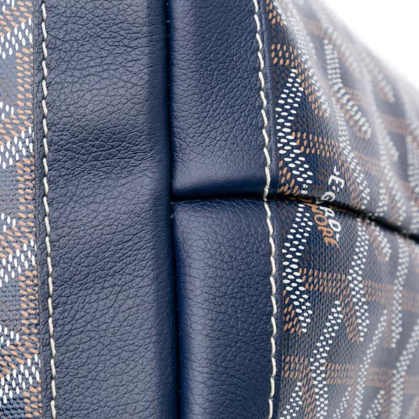 Pre-owned Goyard Goyardine Artois MM Blue