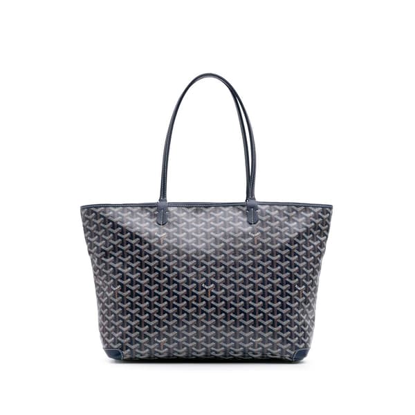 Pre-owned Goyard Goyardine Artois MM Blue