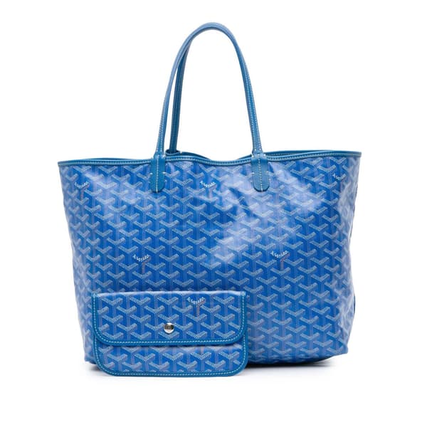 Pre-owned Goyard Goyardine Saint Louis PM Blue