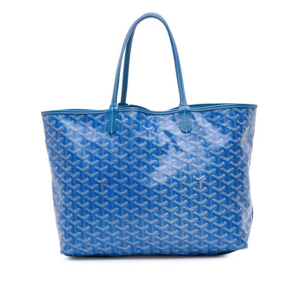 Pre-owned Goyard Goyardine Saint Louis PM Blue