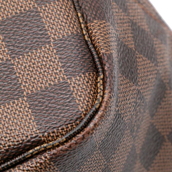 Pre-owned Louis Vuitton Damier Ebene Neverfull MM Brown