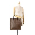 Miniatyrbilde 10 av 10: Pre-owned Louis Vuitton Damier Ebene Sac Plat Brown