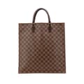 Miniatyrbild 1 av 10: Pre-owned Louis Vuitton Damier Ebene Sac Plat Brown