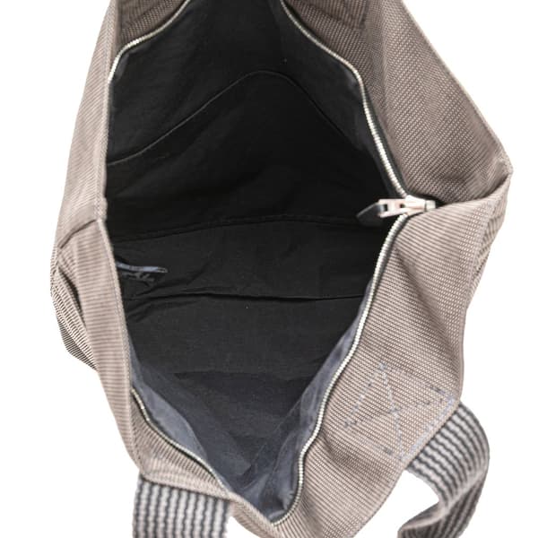 Pre-owned Hermès Canvas Herline Cabas Gray