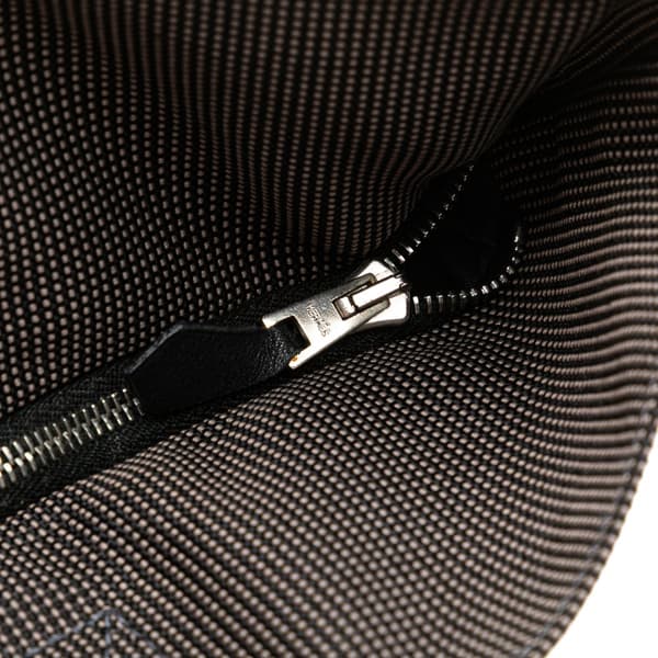 Pre-owned Hermès Canvas Herline Cabas Gray
