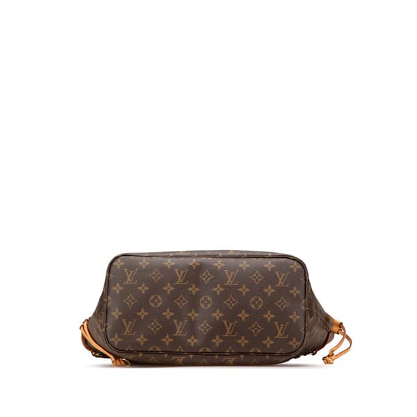 Pre-owned Louis Vuitton Monogram Neverfull MM Brown
