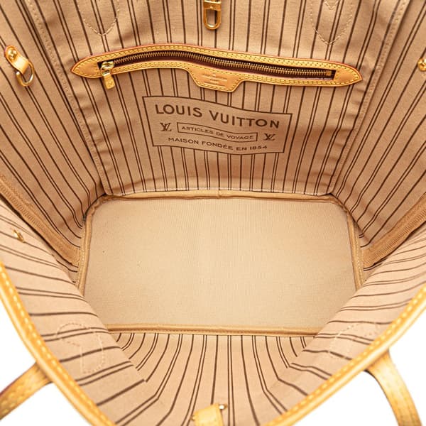 Pre-owned Louis Vuitton Monogram Neverfull MM Brown