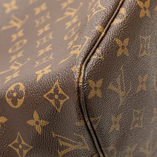 Pre-owned Louis Vuitton Monogram Neverfull MM Brown
