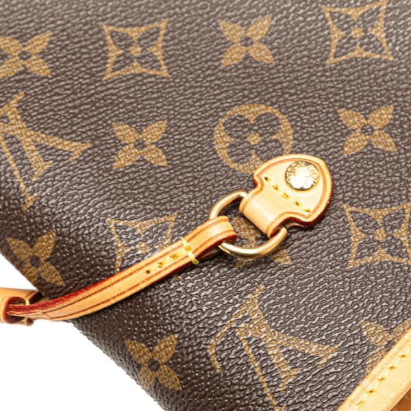 Pre-owned Louis Vuitton Monogram Neverfull MM Brown