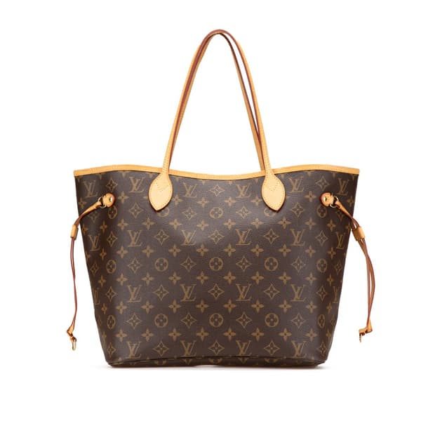 Pre-owned Louis Vuitton Monogram Neverfull MM Brown