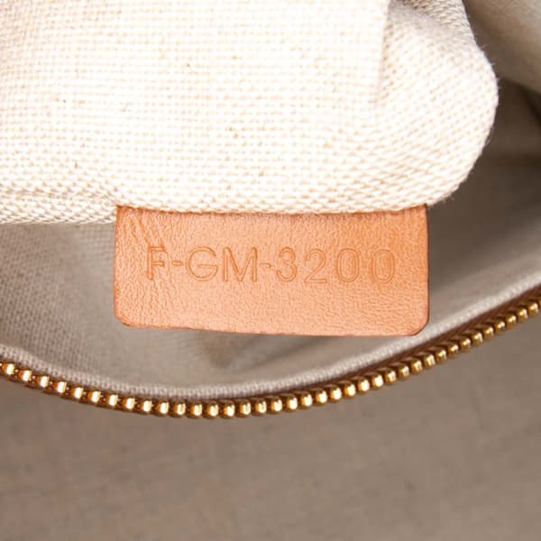 Pre-owned Celine Triomphe Embroidered Canvas Horizontal Cabas Brown