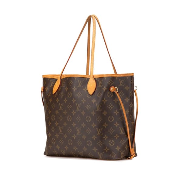 Pre-owned Louis Vuitton Monogram Neverfull MM Brown