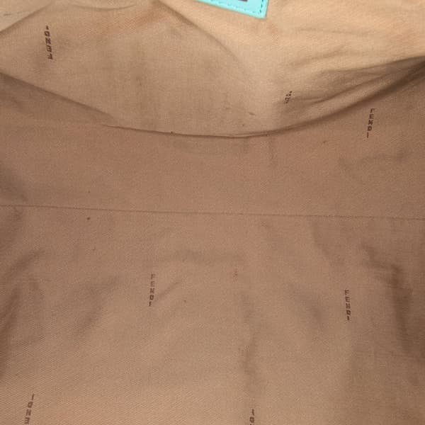 Pre-owned Fendi Leather Tote Blue