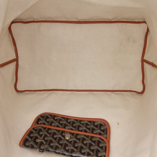 Pre-owned Goyard Goyardine Saint Louis GM Black