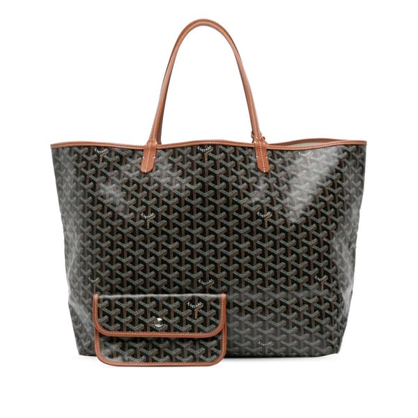 Pre-owned Goyard Goyardine Saint Louis GM Black