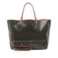 Miniatyrbilde 8 av 8: Pre-owned Goyard Goyardine Saint Louis GM Black