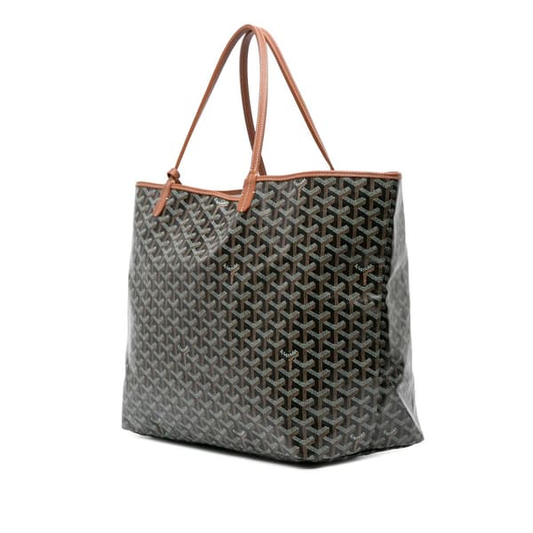 Pre-owned Goyard Goyardine Saint Louis GM Black