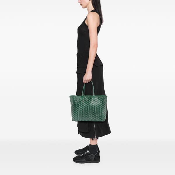 Pre-owned Goyard Goyardine Saint Louis PM Green