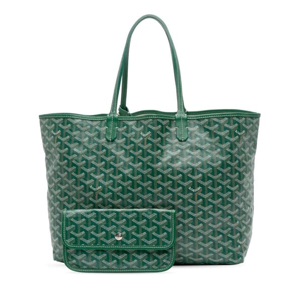 Pre-owned Goyard Goyardine Saint Louis PM Green